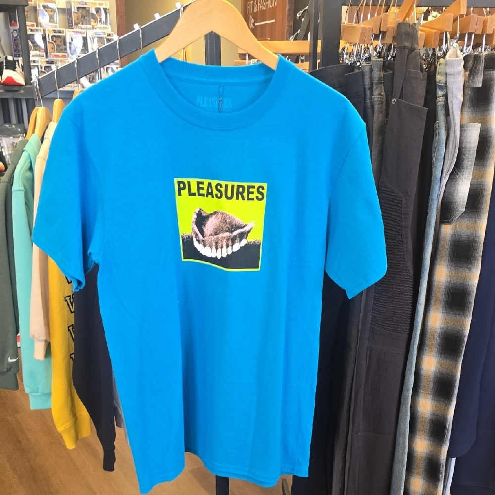 Pleasures Blue Graphic Tee - Short Sleeve